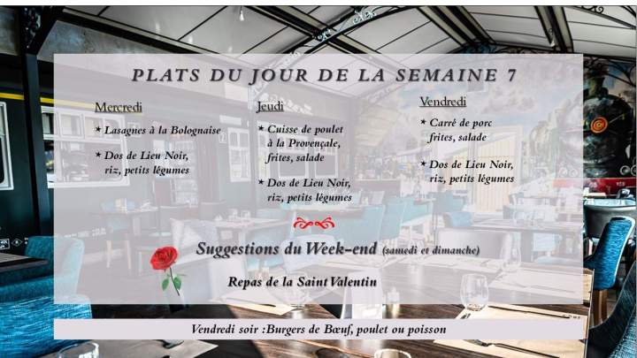 Menus de la Semaine 7