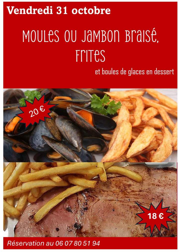 Moules   jambon